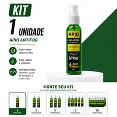 Anti Embaçante Antifog 60ml Escolha 1 2 3 5 ou 10 Unidades