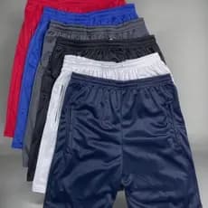 Kit com 3 Shorts Bermuda Chimpa Dry-Fit para Treino Lisa