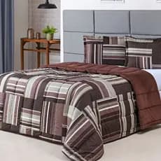 EDREDONA CASAL ESTAMPADO AVULSO 1 PEÇA(ESTAMPAS SORTIDAS)