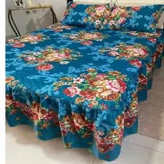 COLCHA CASAL BOX 3 PEÇAS ESTAMPADA