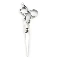Tesoura de Cabelo Lisa Profissional de Barbeiro em Aço Inoxidável para Salão e Uso Doméstico MC Hair