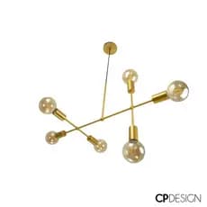 Lustre Para Sala Estar Jantar Quarto Sputnik Gun - Cores
