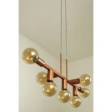 Lustre Pendente Jabuti Sala de Estar Sala de Jantar E27 Elegante em Alumínio Desconto