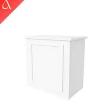 Cômoda Fake Grande Dobrável para Mesa de Festa com Moldura Boiserie Decorativa