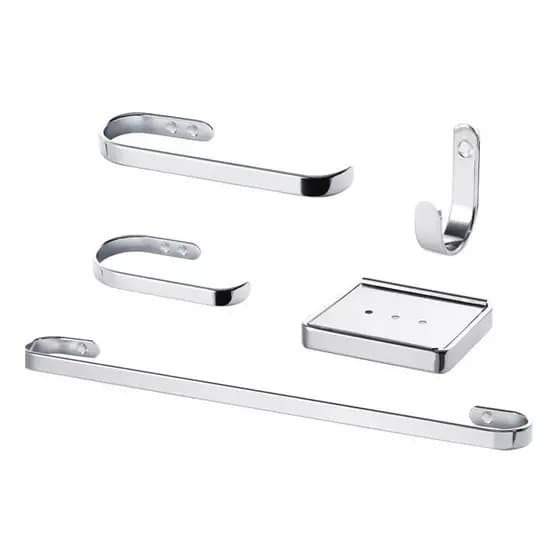 Kit Para Banheiro Colorado Alumínio  5 Peças