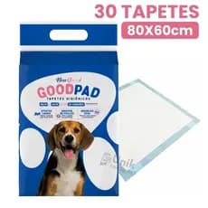 Tapete Higiênico Good Pad 80x60 com 30 unidades Cães e Gatos Petlike Original