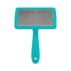 Rasqueadeira Curva Média Sem Bolinhas Azul Propetz Pet Original