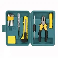 Kit Ferramentas Maleta Jogo 12 Peças Multiuso,oficinas.