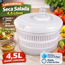 Centrífuga GRANDE 4,5L Seca Salada - verduras - folhas