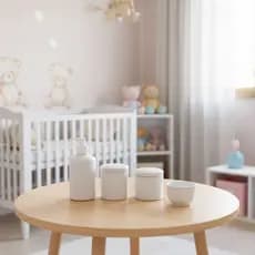Kit Higiene Bebê Porcelana 4 peças