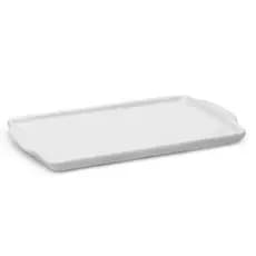 Bandeja Retangular Porcelana Pequena 21,5 X 12,5 Cm
