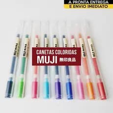 Caneta Técnica Ponta Fina Muji 0.38mm Importada Japão Desenhos, Mangas, Projetos