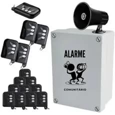 Alarme Comunitário Com 15 Controles + Sirene 120db