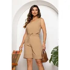Conjunto Short e Blusa Feminino Elegante Tecido Premium