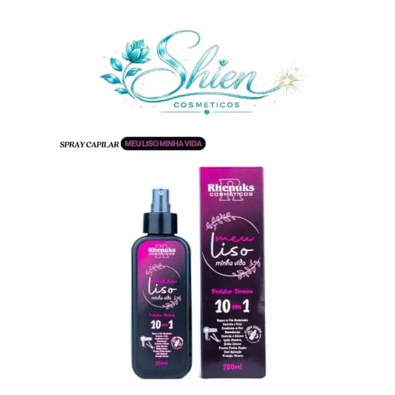 Spray Capilar Meu Liso Minha Vida 200ml Rhenuks