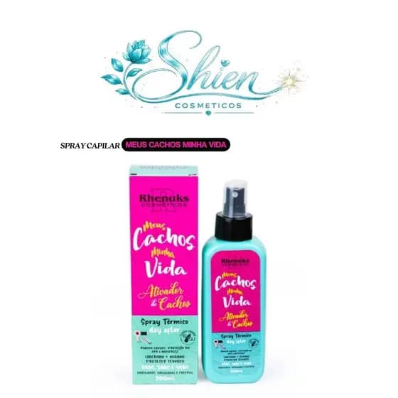 Spray Capilar Meus Cachos Minha vida 200ml Rhenuks