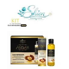 Kit 06 Reparador de Pontas Óleo de Argan 60ml - Bell Corpus Cosméticos
