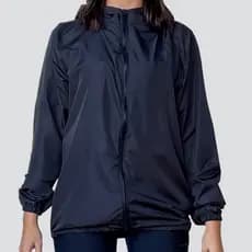 Jaqueta Corta Vento Lisa Feminina Tecido Aspen Impermeável Casaco Frio Corta Vento Mulher