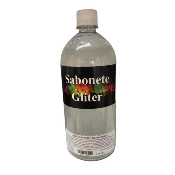 Base para Sabonete Líquido com Glitter PRATA 1 L
