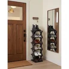 Organizador Para Sapatos Vertical Para Porta de Entrada Hall De Apartamento 06 Pares