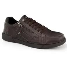 Sapatenis Casual Couro Legitimo Tenis Footwear Ziper Lateral
