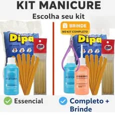 ✨ Kit Manicure COMPLETO + Brinde (6 itens) ou Kit ESSENCIAL BASIC (4 itens) – Escolha o seu ✨
