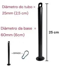 Suporte de Anilhas Para Agachamento Sumô e Mono Cross Over Anilheiro