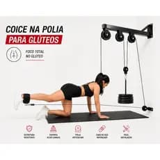 Mono Cross Over Polia Puxada Alta Baixa Musculação Treino Glúteo