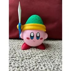Miniatura 3D Kirby Guerreiro com Espada – Figura Colecionável
