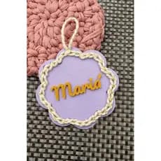 Kit 10 Lembrancinhas Personalizadas com Nome e Crochê Artesanal