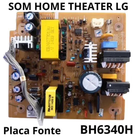 3214 Placa Fonte para SOM Home Theater LG Modelo: BH6340H
