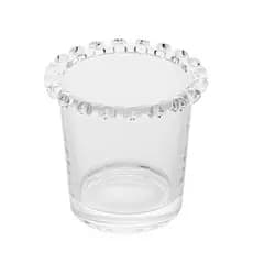 Porta Talher de Cristal Coração 8,5x8cm Lyor Talheres