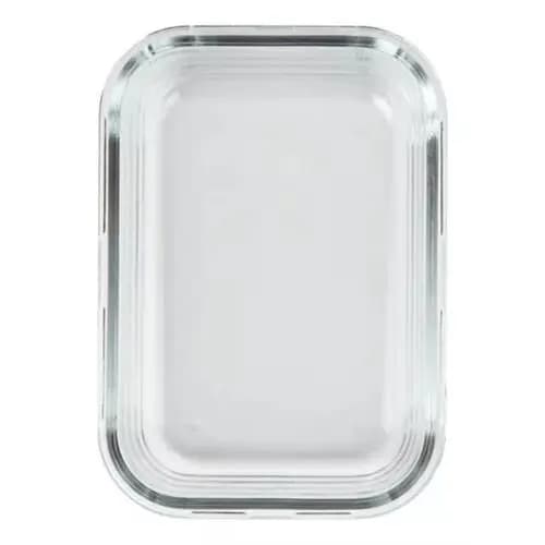 Pote Hermetico Vidro Alimentos Tampa Plastica 1040ml Vedacao Segura Armazenamento Frescor
