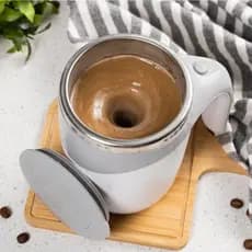 Copo Térmico Caneca Magnética Misturador Inteligente 380ml Aço Inoxidável Misturador De Bebidas Mixer Café Shake