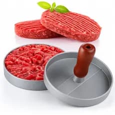 Forma De Hambúrguer Artesanal Inox Modelador Molde Caseiro Cozinha Prensa Profissional
