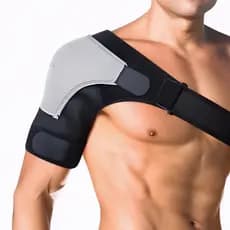 Ombreira Ortopédica Unissex Protetor De Ombro e Clavicula Bilateral Treino Academia