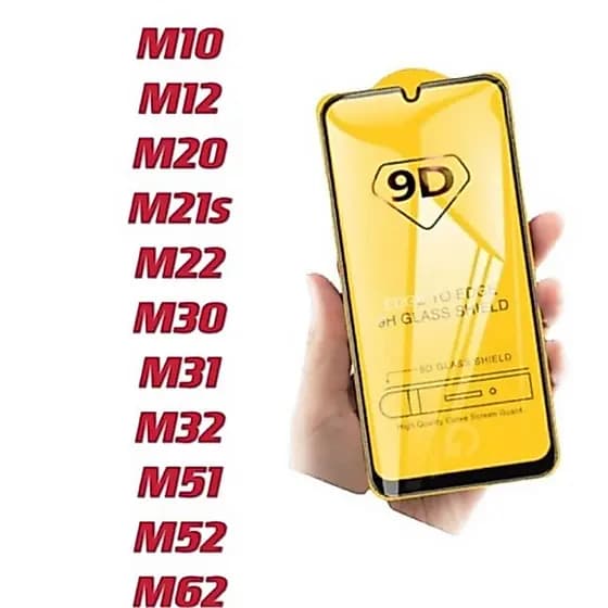 Kit 2 Película De Vidro 3D Samsung M15 M35 M55 M14 M10/M12//M31/M21s/M22/M32/M52/M62/M51
