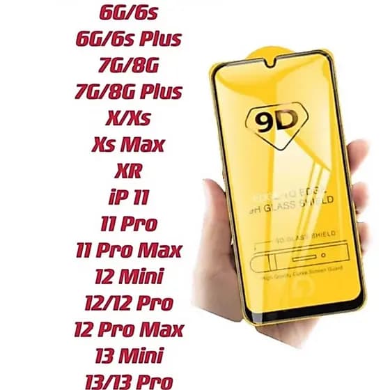 Kit Película De Vidro 3D iPhone XR 14 15 16 17 6/6s/7/8 Plus /11 12/13