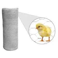 Tela Pinteiro 1,0mt x 20mt Galvanizada (Fio 23 0,71mm / Malha 2,5cm). Promoção