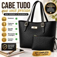 Bolsa sacola grande + Nécessaire Willibags