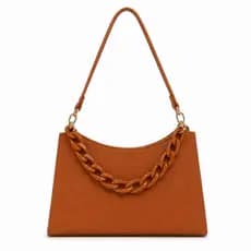 Bolsa Feminina Social Moderna Fashionista Estilo Pinterest Elegante Compacta Corrente Acrílica