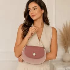 Bolsa Pequena Feminina 2 em 1 Corrente De Mão E Alça Longa