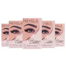 Henna Sobrancelha Menela 2,5g Com Fixador  - Escolha sua Cor