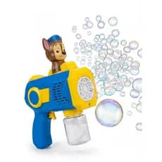 Lança Bolhas de Sabão Infantil Automática com Luz Led Brinquedo Crianças