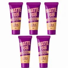 Base Líquida Matte Real Avon Color Trend 20ml Matte Alta Cobertura À Prova D’Água