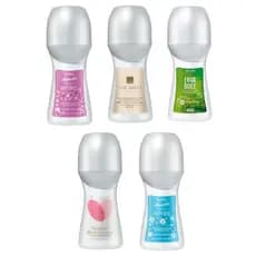 Kit 5 Desodorantes Antitranspirantes Roll-On Femininos Avon Sortidos 48ml Original