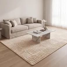 Tapete Veludo Premium Sala Apartamento 1,40x2,00 Luxuoso Base Firme Higienização Rápida Estilo