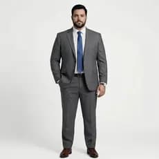 Terno Gala Elastano Alfaiataria Plus Size Esporte Fino Premium Italiano Masculino Social