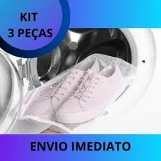 LEVE 3 Sacos Para Lavar Tênis