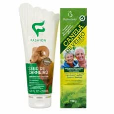 Kit Sebo de Carneiro + Canela de Velho - Cuidado Diário e Alívio das Dores